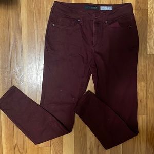 “Aeropostale” Burgundy High Waisted Jeggings